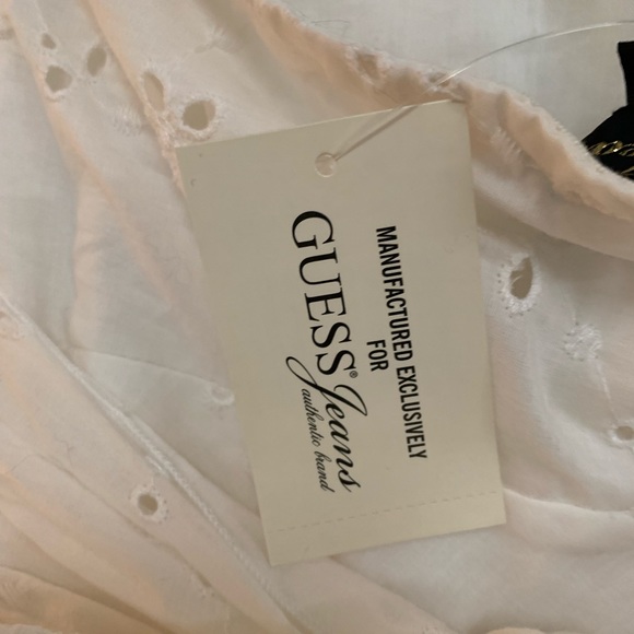 GUESS belted Sleeveless Eyelet Dress - Picture 9 of 11